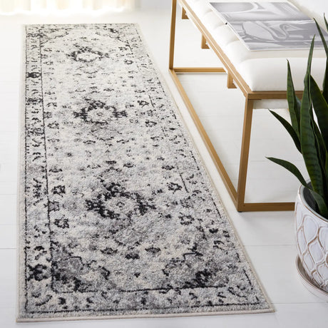 Safavieh Madison 2'-3" x 8'-0" Rug in Grey / Black