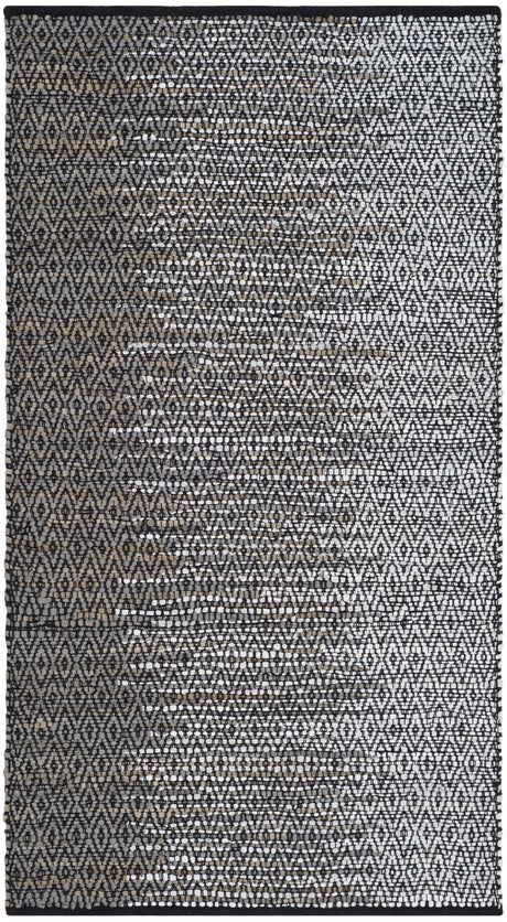 Safavieh Vintage Leather 3'-0" x 5'-0" Rug in Light Grey / Grey