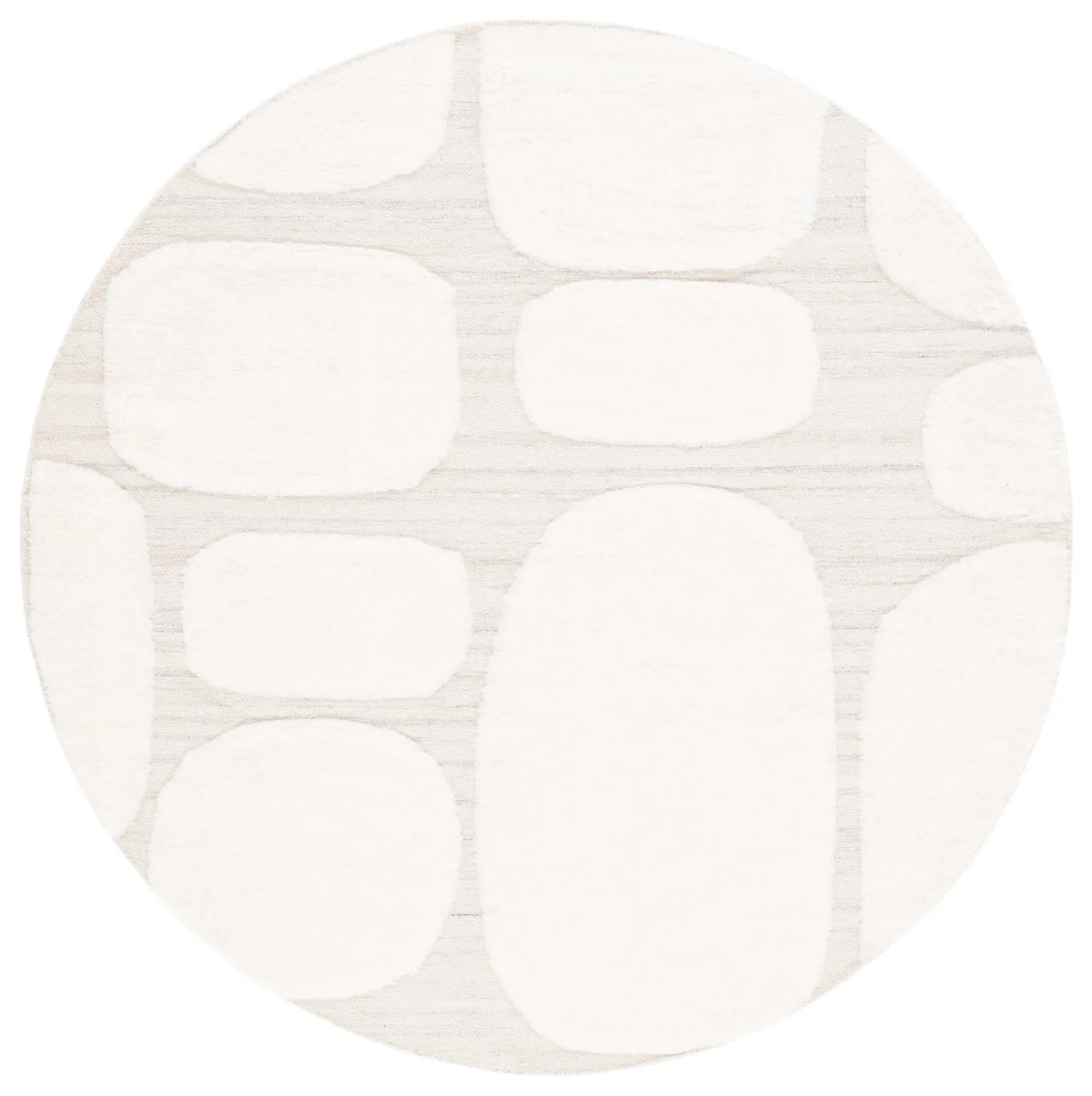 Safavieh Manhattan 6'-0" x 6'-0" Rug in Ivory / Beige