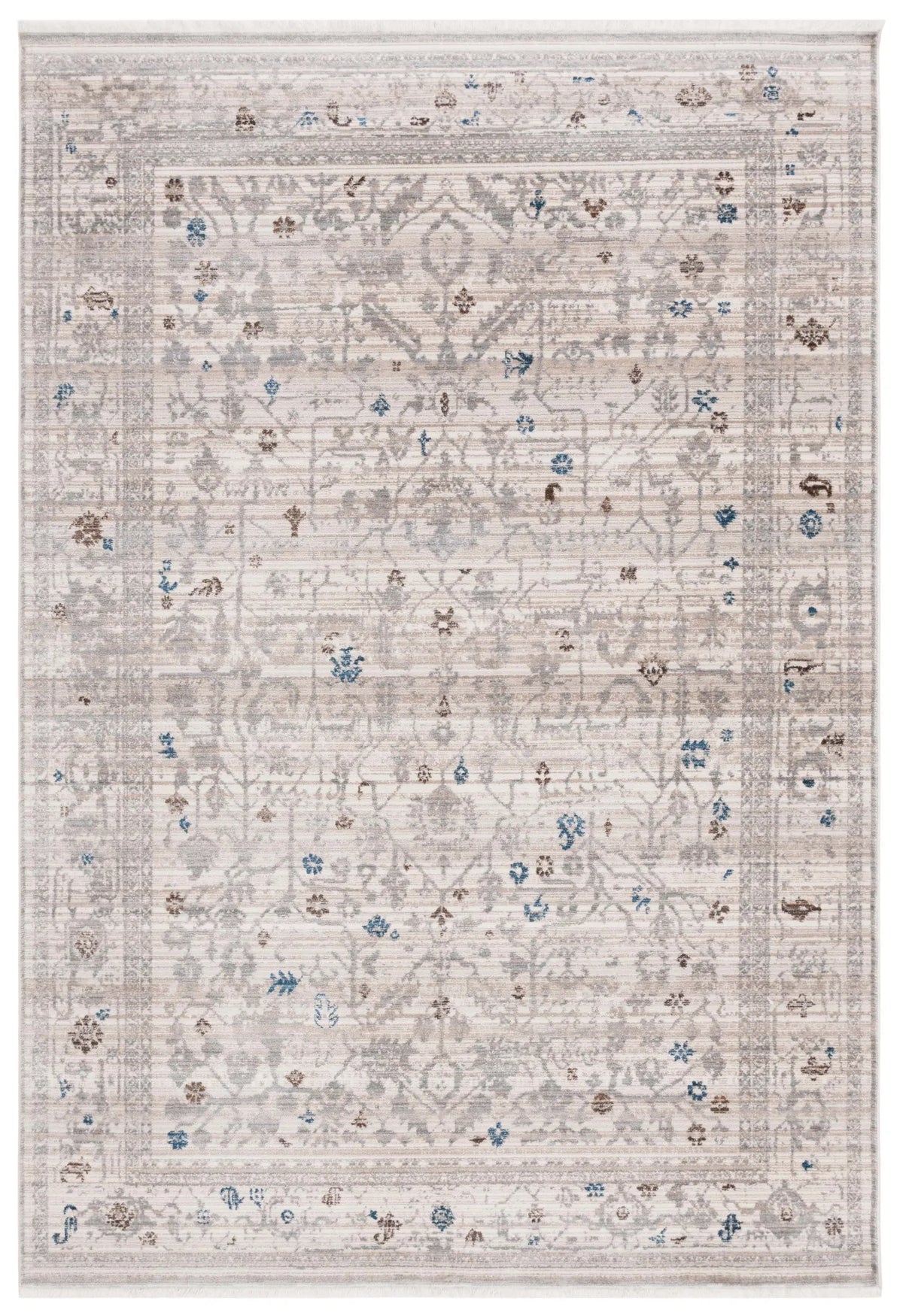 Safavieh Vintage Persian 4'-0" x 6'-0" Rug in Ivory / Light Grey
