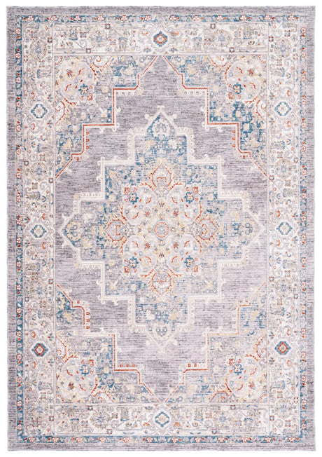 Safavieh Olympia 4'-0" x 6'-0" Rug in Dark Grey / Beige
