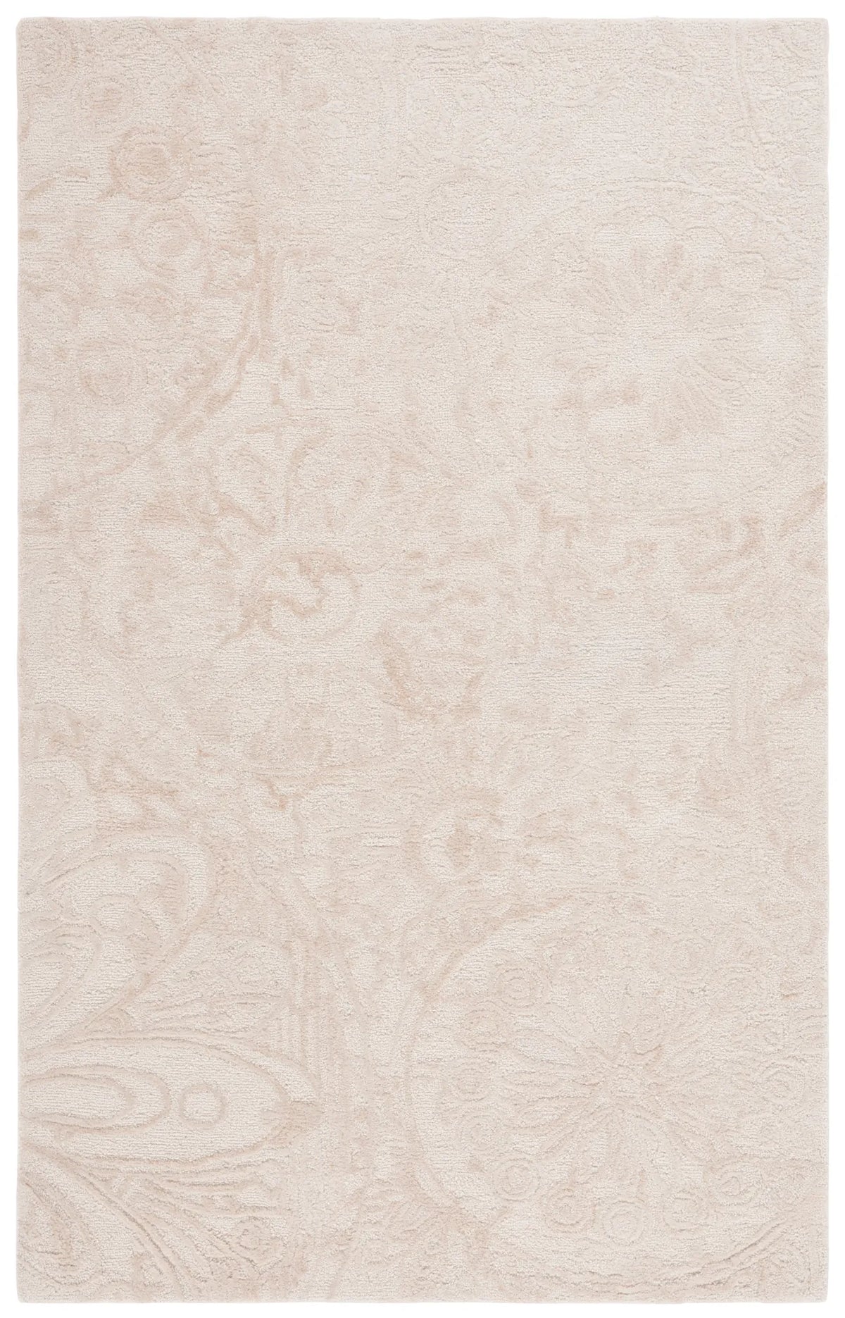 Safavieh Abstract 4'-0" x 6'-0" Rug in Beige / Ivory