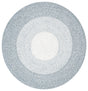 Safavieh Braided 3'-0" x 3'-0" Rug in Grey / Ivory