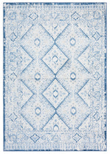 Safavieh Brentwood 4'-0" x 6'-0" Rug in Blue / Ivory