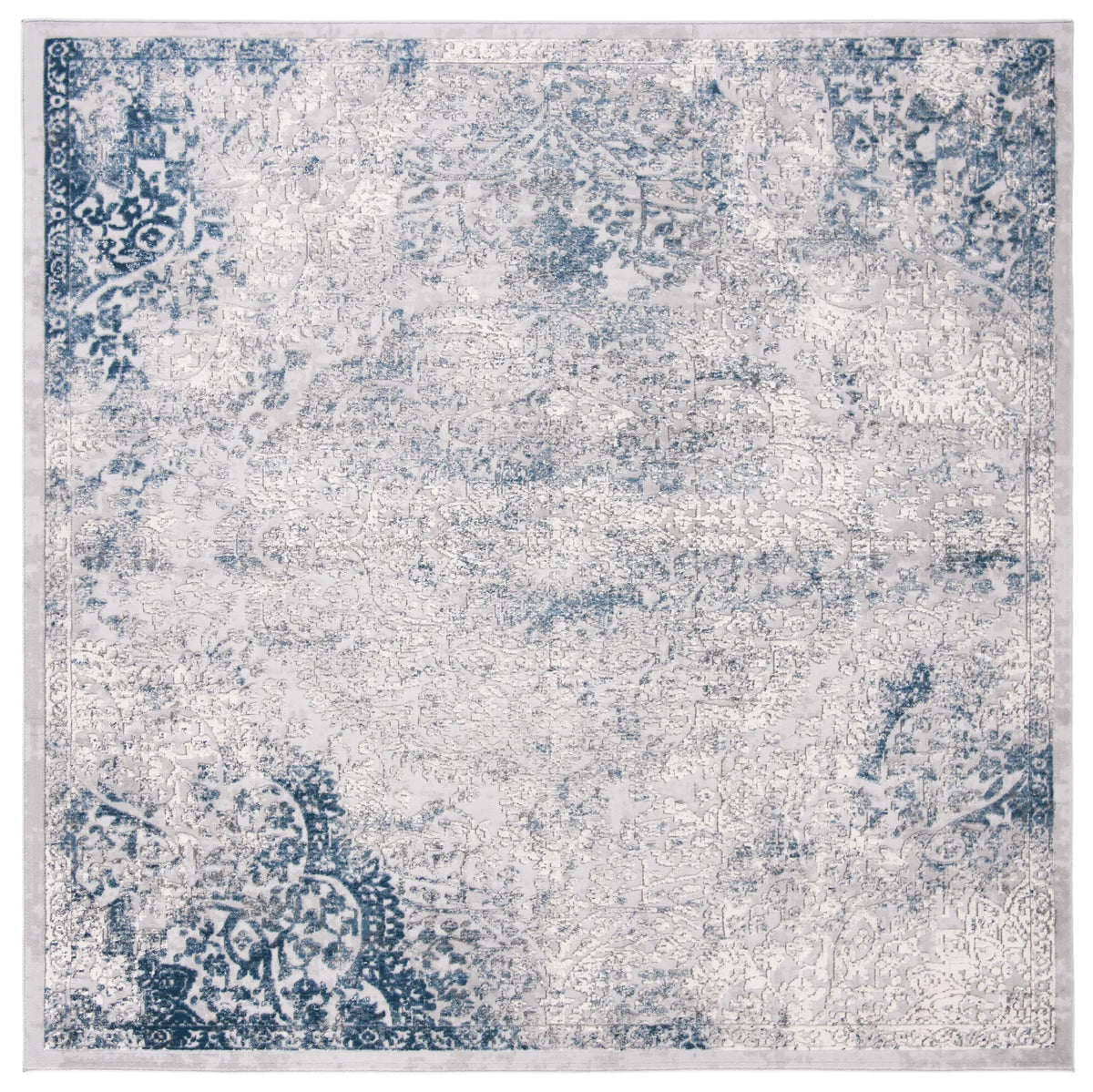 Safavieh Invista 6'-7" x 6'-7" Rug in Grey / Blue