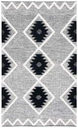 Safavieh Vermont 5'-0" x 8'-0" Rug in Black / Ivory