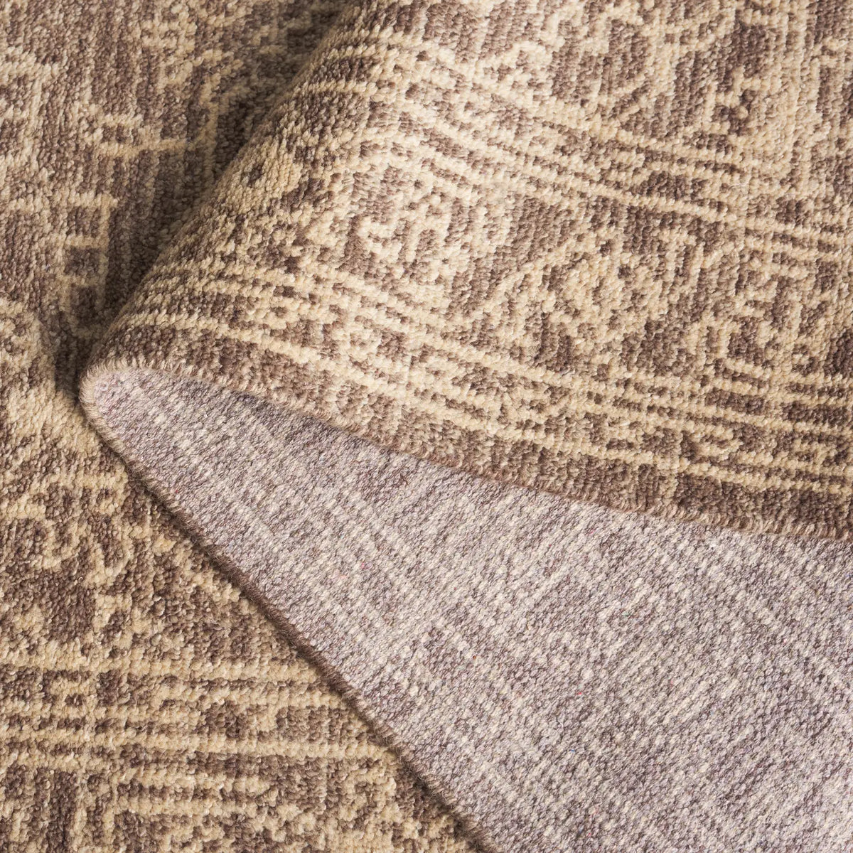 Safavieh Kenya 4'-0" x 6'-0" Rug in Brown / Beige