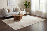 Dynamic Rugs Azure 12585 Power Loomed Modern Ivory/Beige/Grey Rug - Room