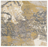 Safavieh Monaco 6'-7" x 6'-7" Rug in Ivory / Grey