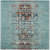 Safavieh Monaco 6'-7" x 6'-7" Rug in Blue / Multi