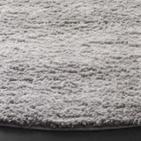 Safavieh Rumi Shag 6'-7" x 6'-7" Rug in Grey / Ivory
