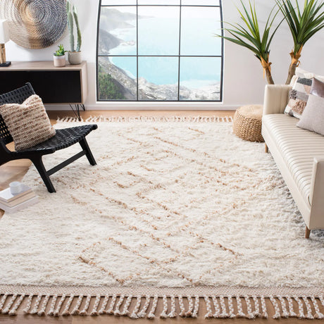 Safavieh Casablanca 8'-0" x 10'-0" Rug in Rust / Ivory