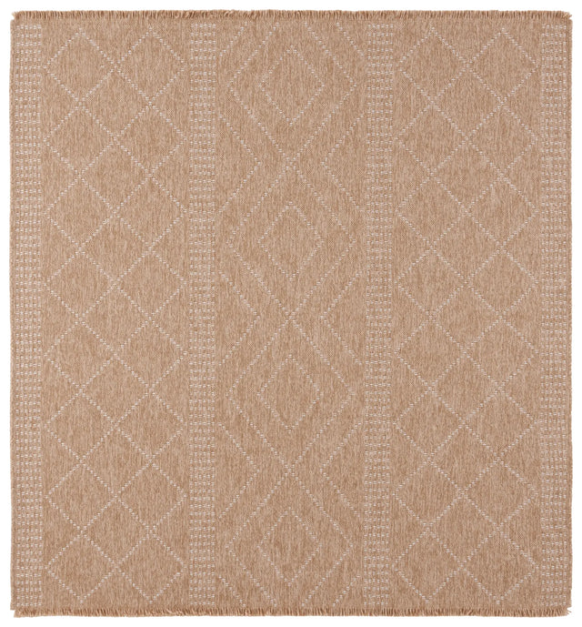 Safavieh Retreat 6'-7" x 6'-7" Rug in Natural / Ivory