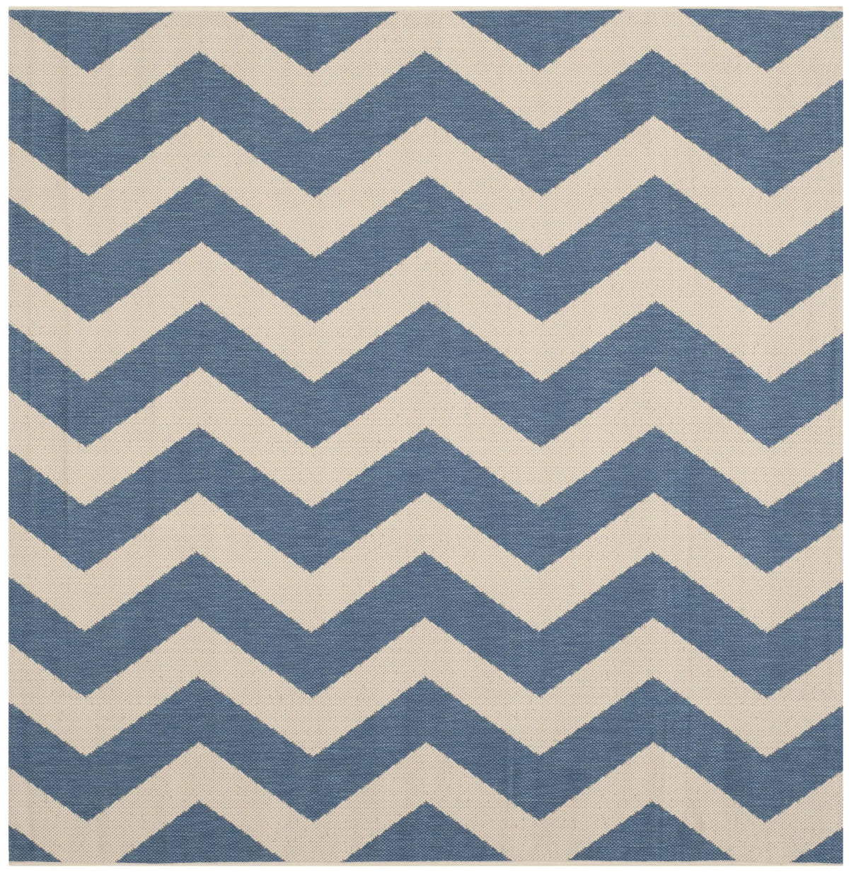 Safavieh Courtyard 5'-3" x 5'-3" Rug in Blue / Beige