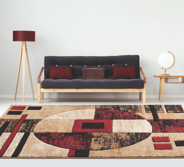 United Weavers Bristol Epsilon Burgundy (2050-10134) Rugs