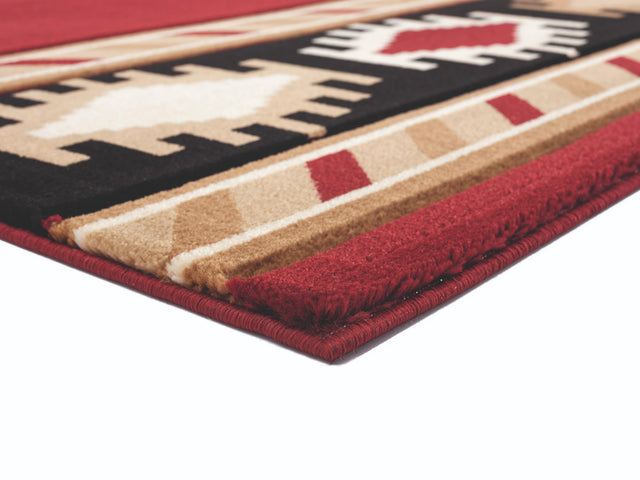 United Weavers Bristol Caliente Burgundy (2050-10434) Rugs