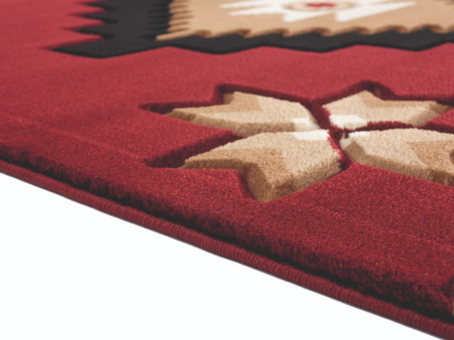 United Weavers Bristol Caliente Burgundy (2050-10434) Rugs