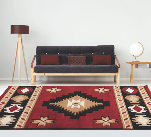 United Weavers Bristol Caliente Burgundy (2050-10434) Rugs
