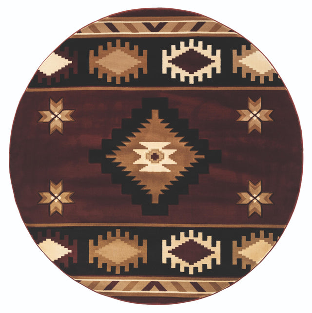 United Weavers Bristol Caliente Burgundy (2050-10434) Rugs