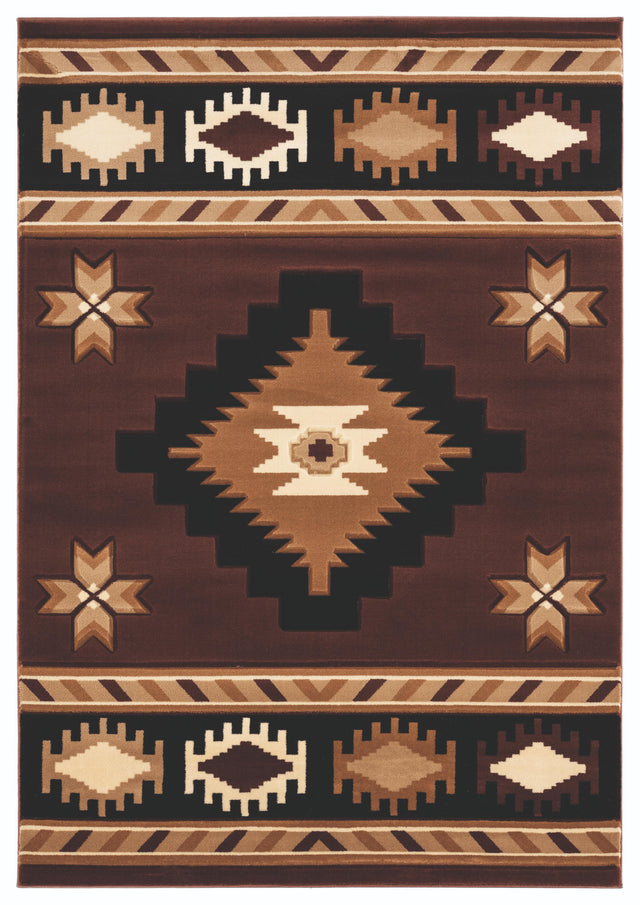 United Weavers Bristol Caliente Brown (2050-10450) Rugs