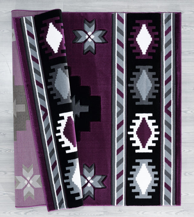 United Weavers Bristol Caliente Plum (2050-10482) Rugs