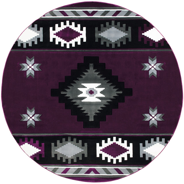 United Weavers Bristol Caliente Plum (2050-10482) Rugs