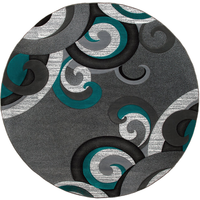 United Weavers Bristol Rhiannon Turquoise (2050-11369) Rugs