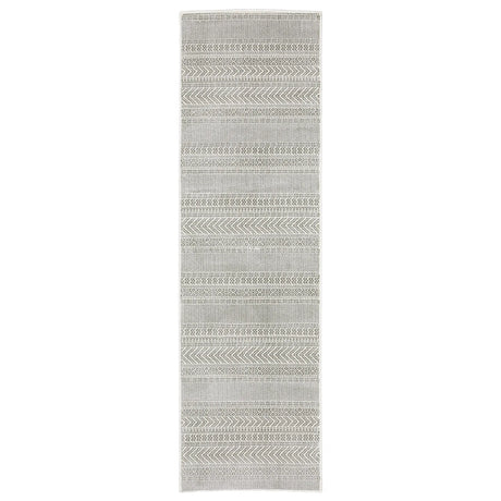 Oriental Weavers Montecito 4929E White/ Grey Rug - runner