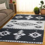 Safavieh Augustine 5'-0" x 7'-7" Rug in Black / Light Grey