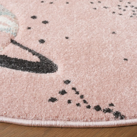Safavieh Carousel Kids 100 5'-3" x 5'-3" Rug in Pink / Purple