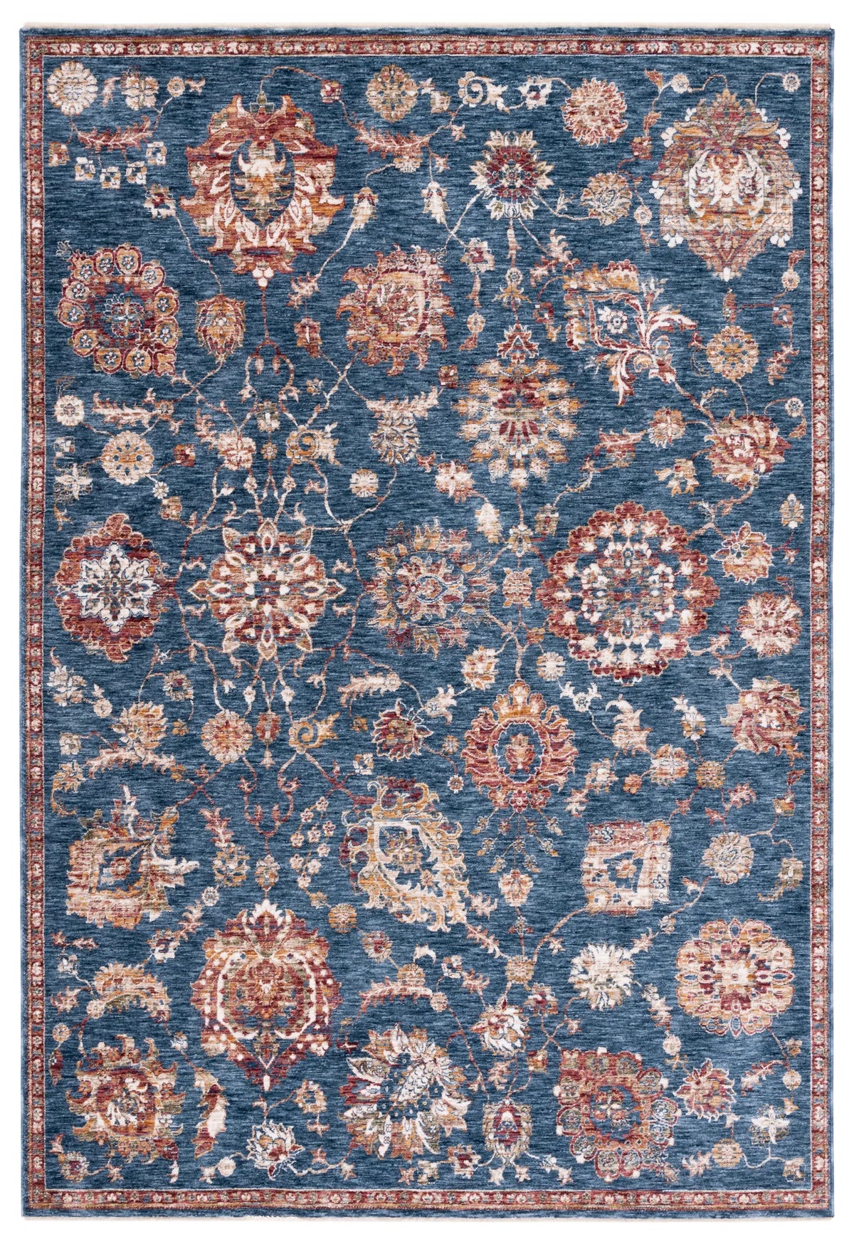 Safavieh Heirloom 700 4'-0" x 6'-0" Rug in Navy / Beige