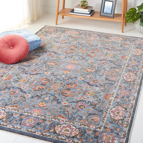 Safavieh Crimson 5'-0" x 7'-0" Rug in Blue / Black