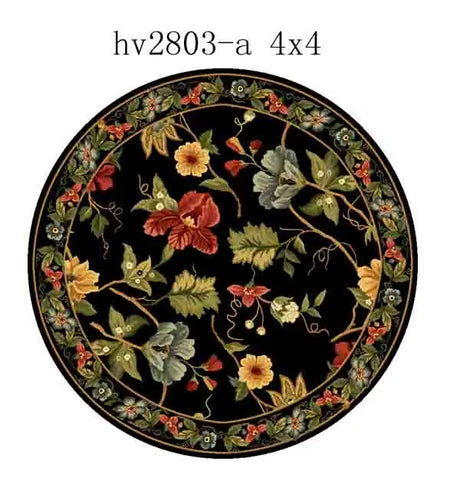 Safavieh Chelsea 4'-0" x 4'-0" Rug in Black