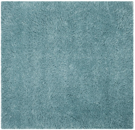 Safavieh Polar Shag 6'-7" x 6'-7" Rug in Light Turquoise