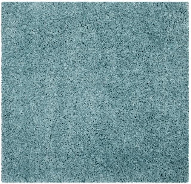 Safavieh Polar Shag 6'-7" x 6'-7" Rug in Light Turquoise