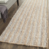 Safavieh Natural Fiber 2'-6" x 10'-0" Rug in Grey / Natural