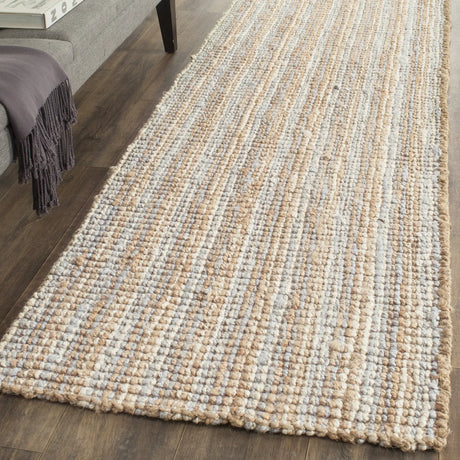 Safavieh Natural Fiber 2'-6" x 10'-0" Rug in Grey / Natural