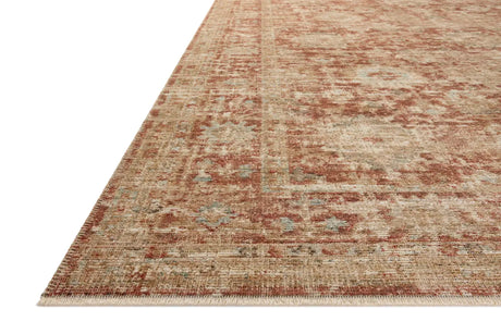 Loloi Heritage Her-03 Brick/Multi Rug - rug corner