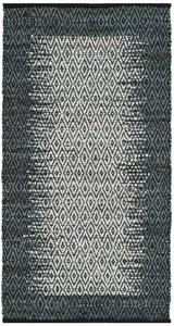 Safavieh Vintage Leather 2'-0" x 3'-0" Rug in Light Grey / Charcoal