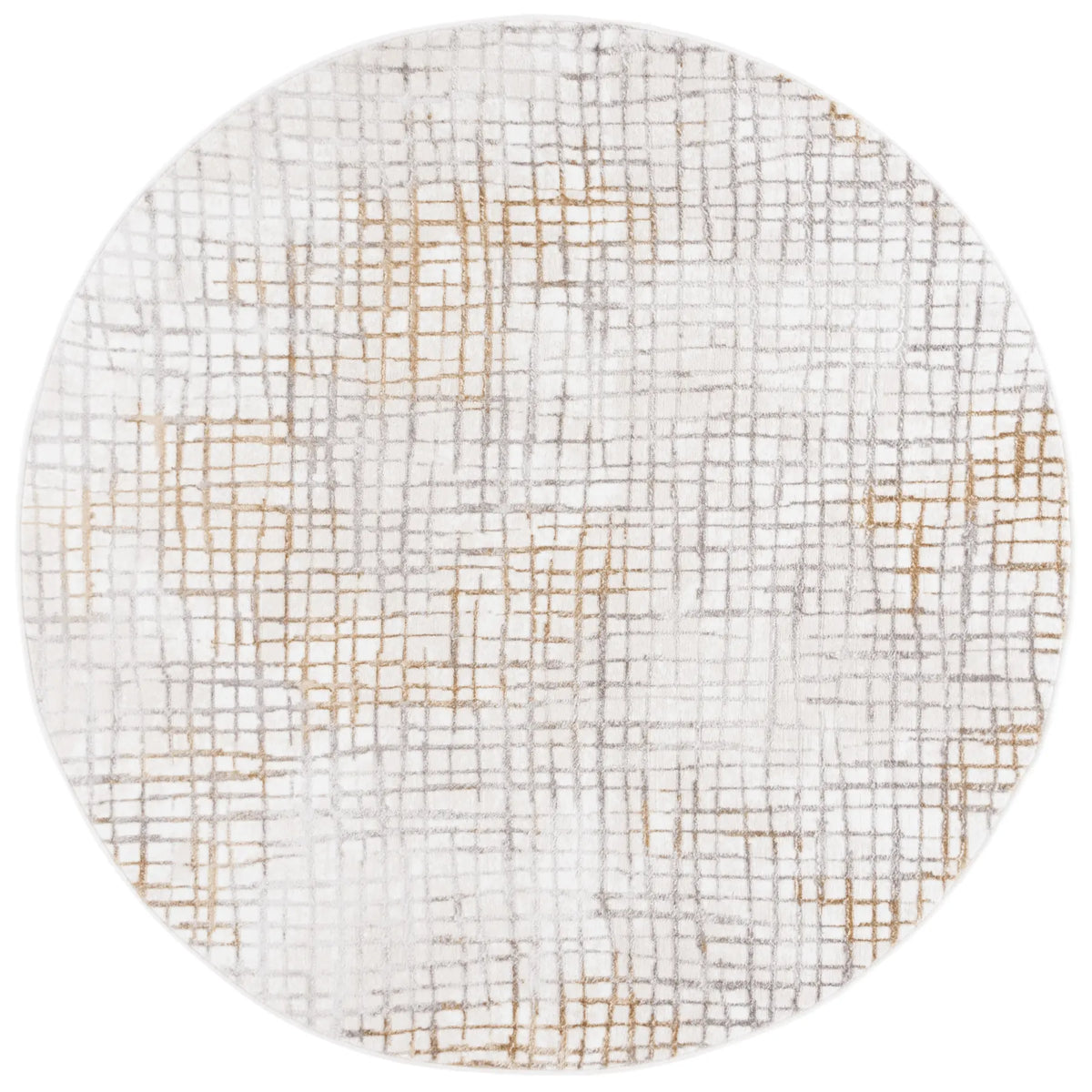 Safavieh Orchard 6'-7" x 6'-7" Rug in Gold / Ivory