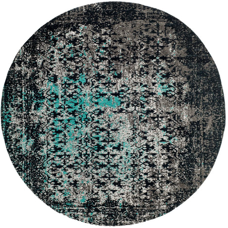 Safavieh Classic Vintage 6'-0" x 6'-0" Rug in Navy / Teal