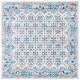 Safavieh Brentwood 6'-7" x 6'-7" Rug in Ivory / Blue