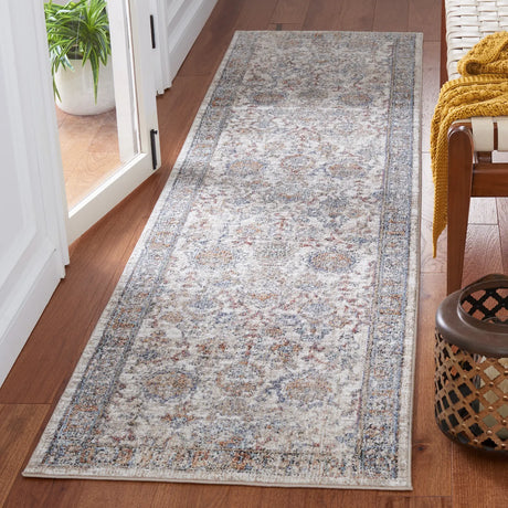 Safavieh Jasmine 2'-2" x 9'-0" Rug in Ivory / Blue