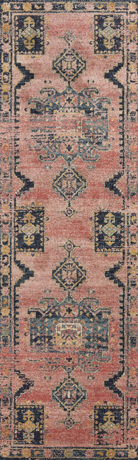 Loloi Jocelyn Joc-06 Rose/Rose Rugs - runner flat
