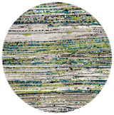 Safavieh Porcello 6'-7" x 6'-7" Rug in Cream / Green