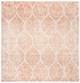 Safavieh Madison 6'-7" x 6'-7" Rug in Cream / Orange