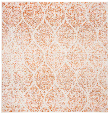 Safavieh Madison 6'-7" x 6'-7" Rug in Cream / Orange