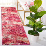 Safavieh Madison 2'-0" x 8'-0" Rug in Red / Ivory