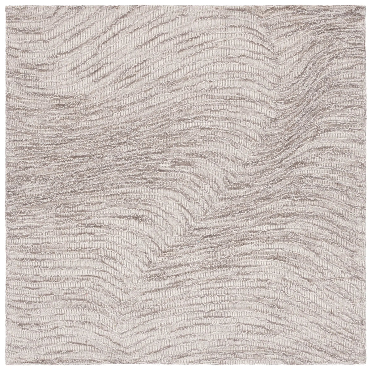 Safavieh Trace 6'-0" x 6'-0" Rug in Brown / Ivory