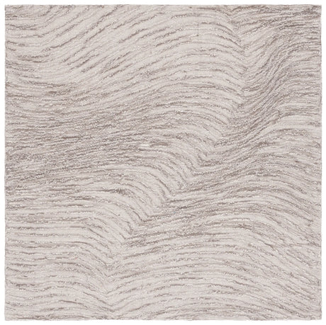 Safavieh Trace 6'-0" x 6'-0" Rug in Brown / Ivory